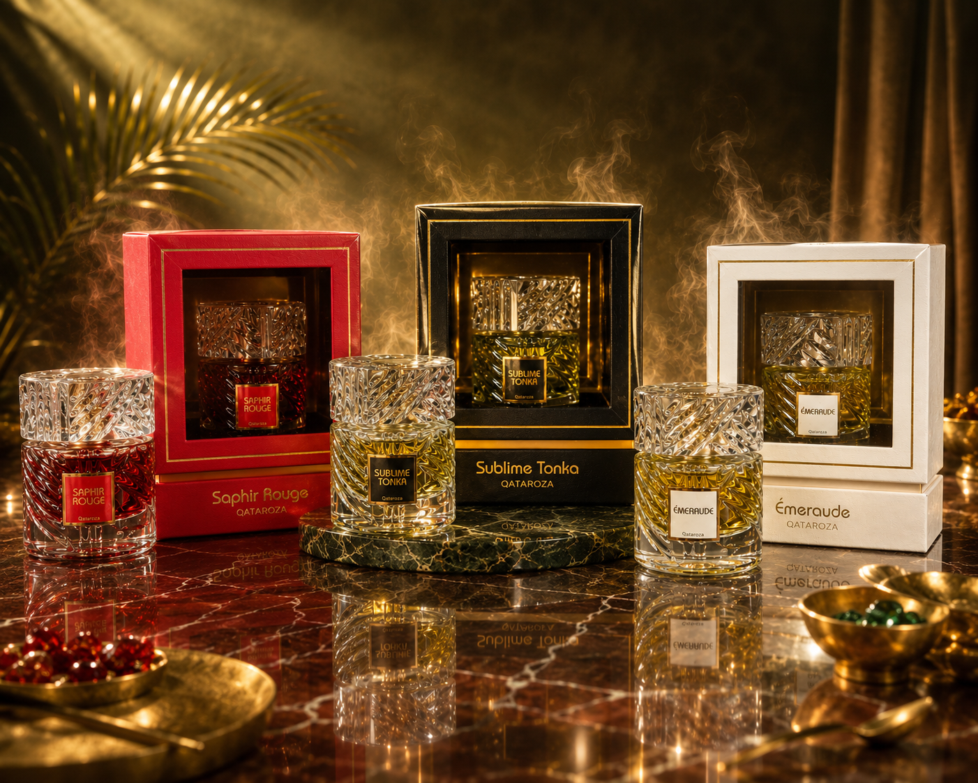 Collection de parfums QATAROZA